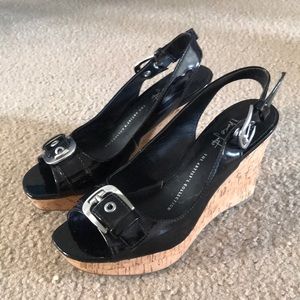 Franco Sarto Carnival Slingback Wedge Pump 5.5M
